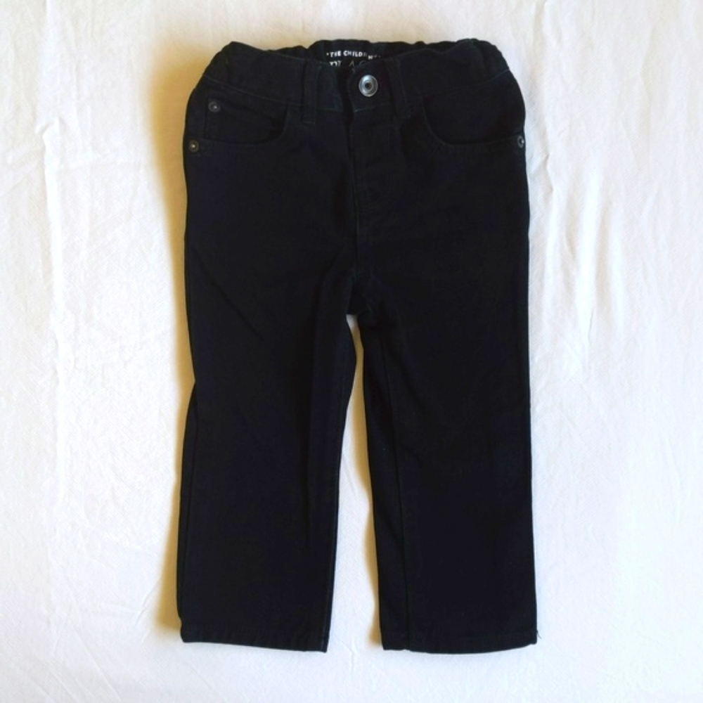 children's place skinny black denim jeans 18-24 months unisex baby